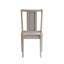 Ensemble de 2 chaises d'appoint en lin naturel Marta
