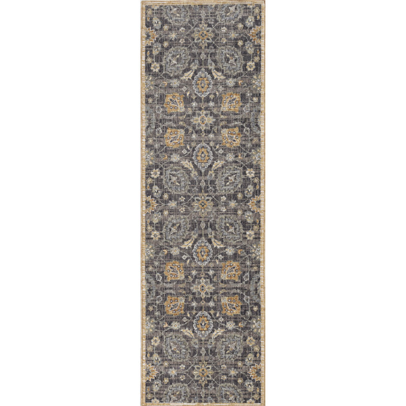 Bodily Geometric Indoor Rug, Runner 2'3" x 7'6"
