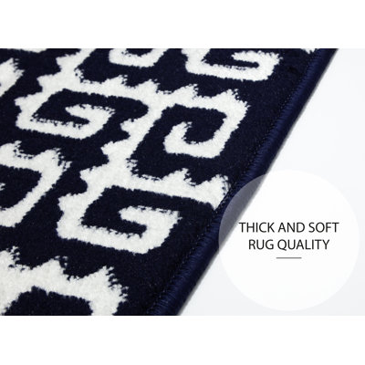 tapis d'escalier doux et vibrant en treillis Kohan