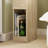 Narrow Nightstand with Sliding Drawer, Small Space Bedside Table End Table, Storage Cabinet for Living Room Sofa, Open Shelf, Natural-1901152249-1901461722