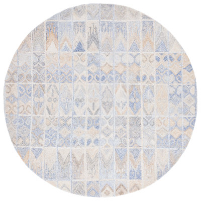 Tapis géométrique touffeté à la main Melica