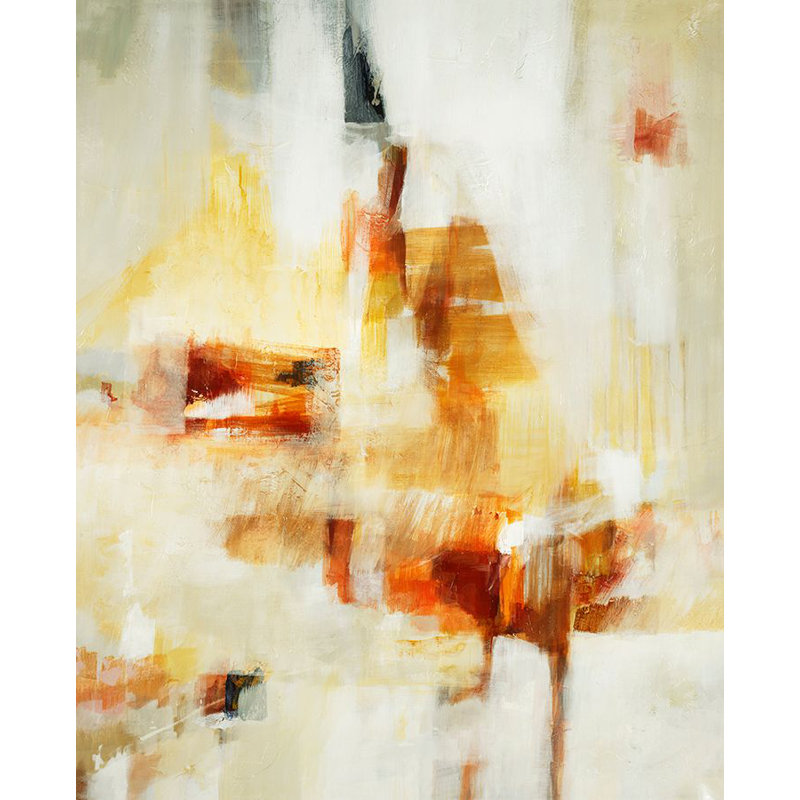 Glimpse par Jill Martin - impression, Image au pinceau gel, H 30 po x l 24 po x 1,5 po