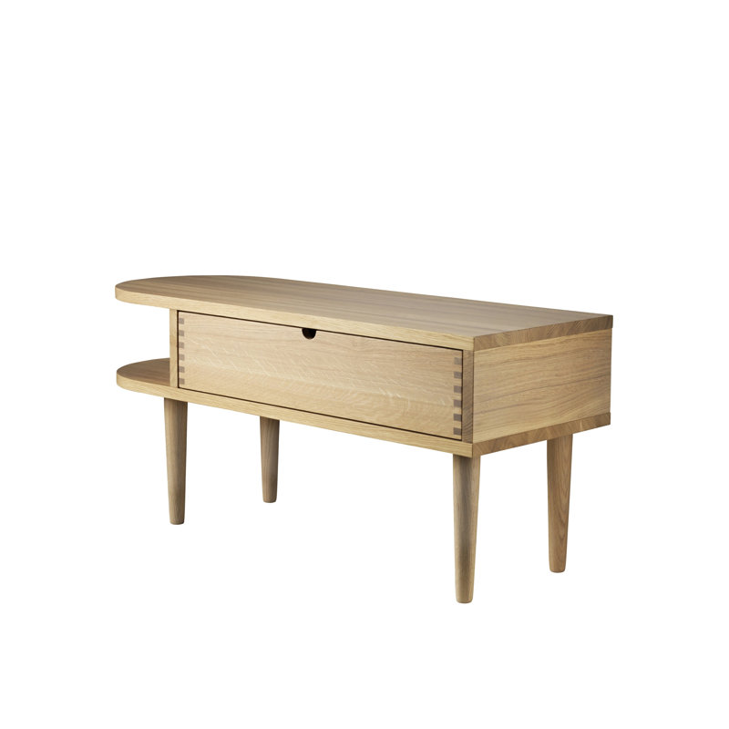 F24 Solid Wood Storage Bench, 15.75" H x 35.43" W x 13.78" D