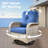 Three-Piece Outdoor Swivel Chair Set-1847364731