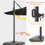 Parasol d'extérieur 10 pi avec lumières DEL - Parasol de protection contre les rayons UV pour jardin, terrasse, bord de piscine-1147854463