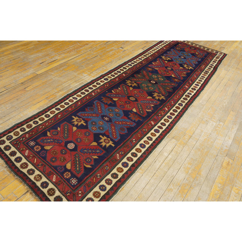 Antique Kazak Caucasian Blue 1900s Rug