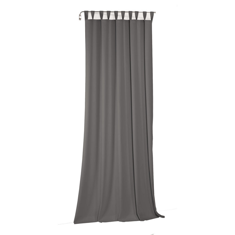 Curtain Panel Panel, Width 132 x Drop 175, Grey