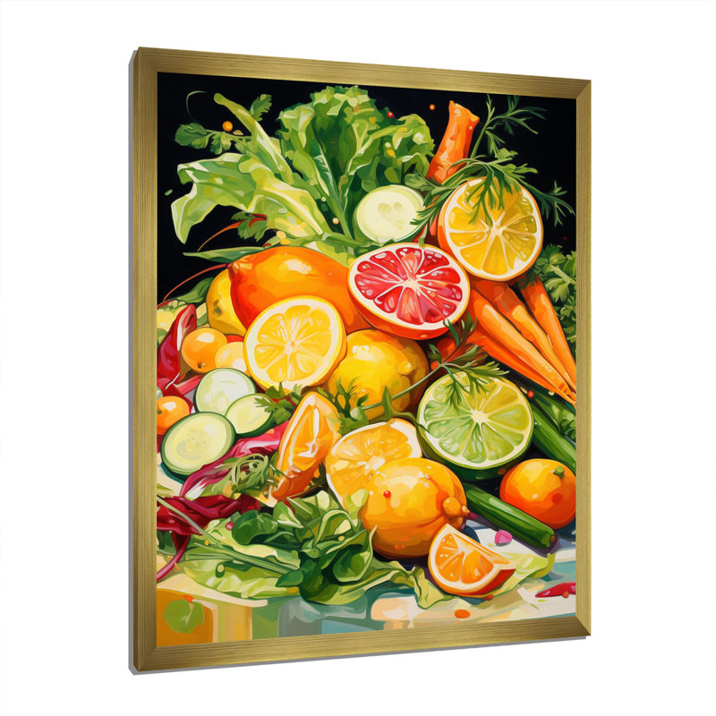 Impressions sur toile Farmhouse, H 32 po x l 16 po x P 1 po, Encadrement doré