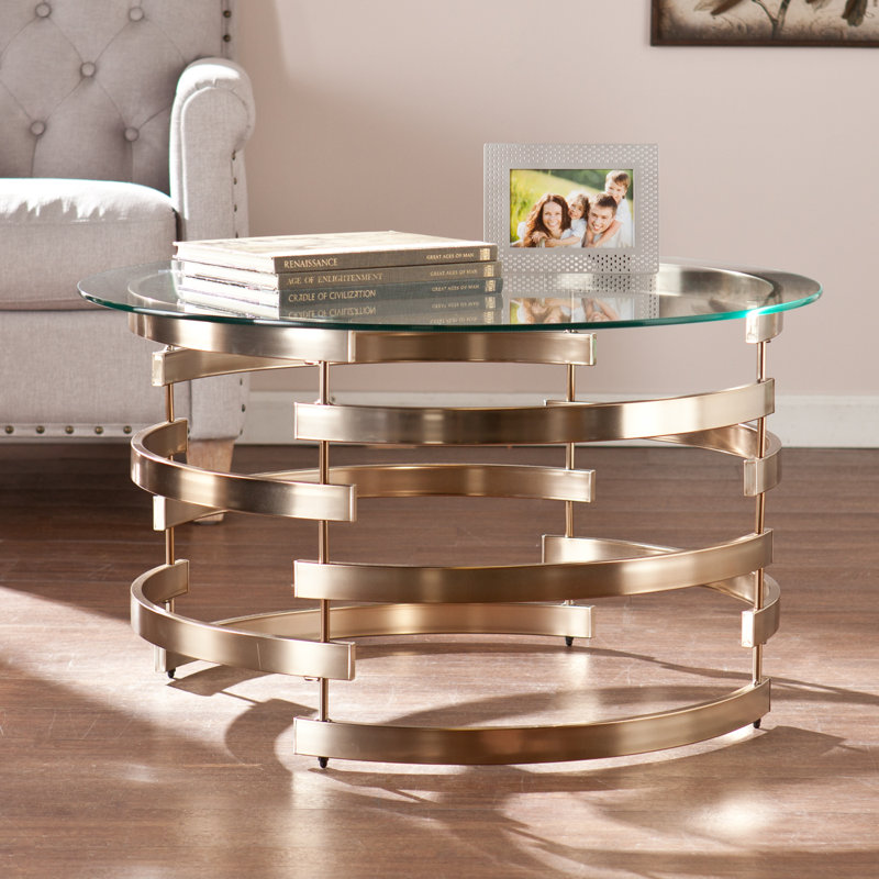 Marni Glass Top Coffee Table