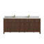 Sonoma X P 22 po Meuble-lavabo double en noyer foncé D-108212744