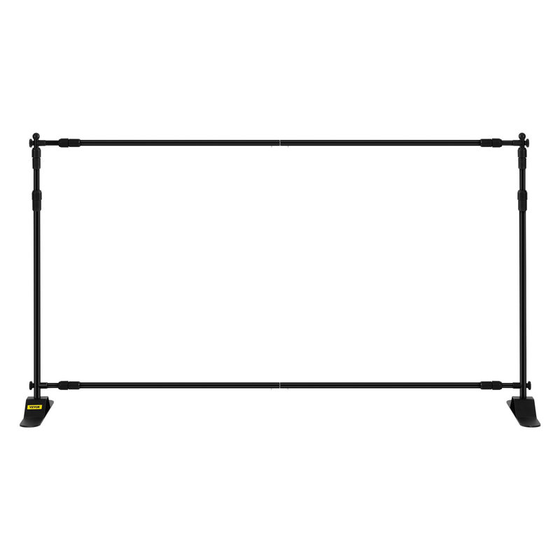 Support de fond réglable 10 x 8 pi - Cadre en aluminium robuste pour les salons professionnels, les photomatons et les événements de mariage