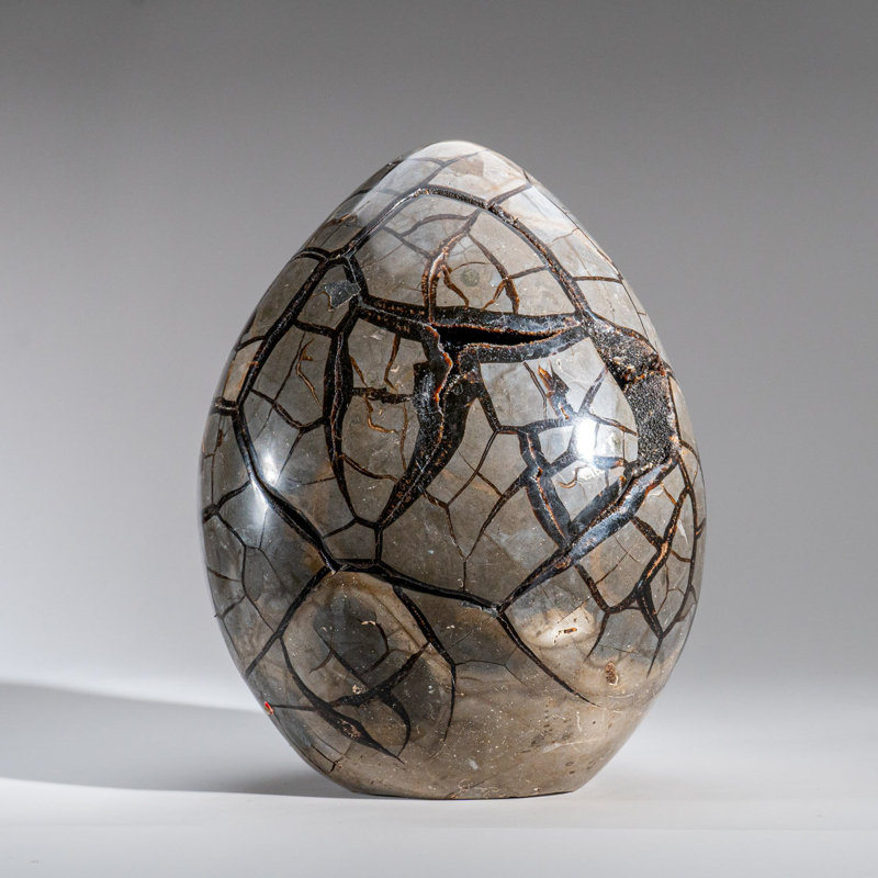 Polished Septarian Druzy Geode Egg from Madagascar (30 Lbs)