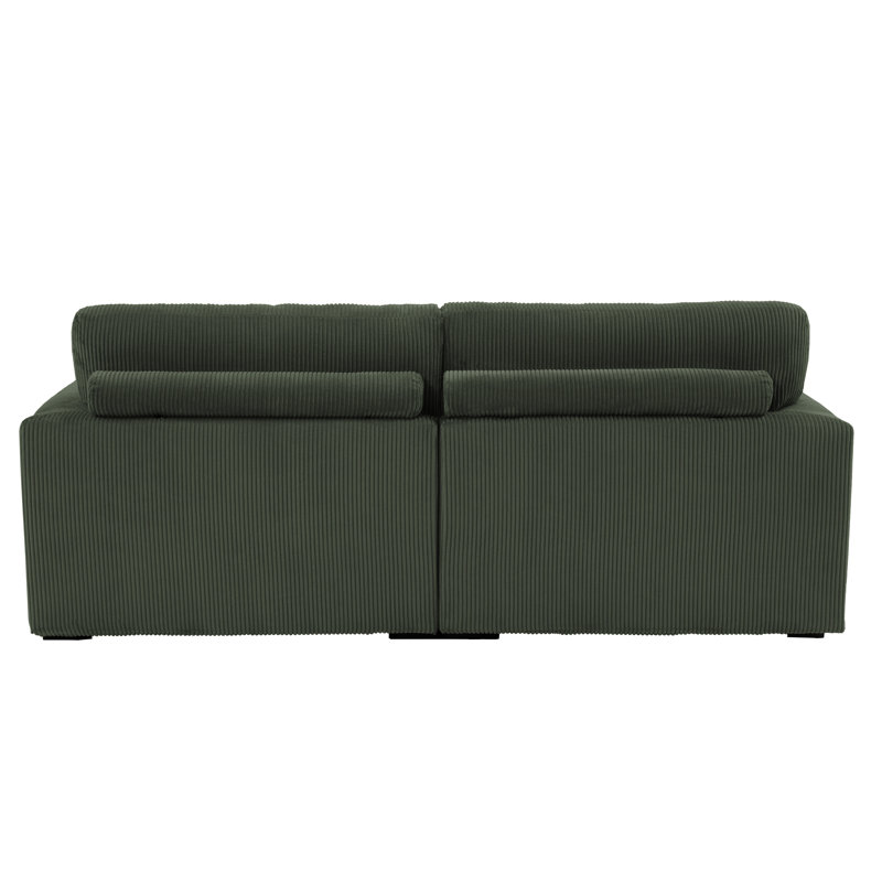 Bentura 83.86'' Modular Sleeper Sofa - Green