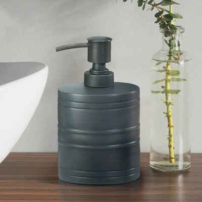 Oneita Stainless Steel Liquid Soap Dispenser Pump Bottle | Bathroom Vanity & Kitchen Sink,Holds Soap,Lotion & Sanitizer | Orb