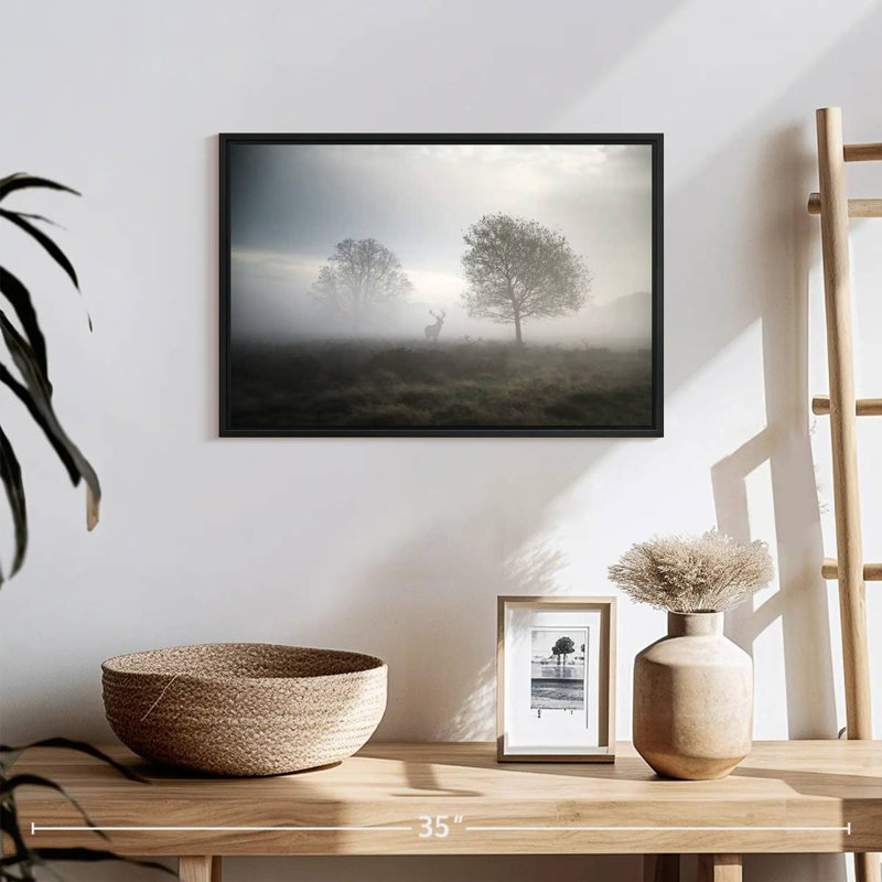Brampt Hunting at Dusk, 13" H x 19" W