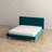 Dillon Velvet Platform Bed Queen