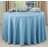 Polyester Table Cover | Washable Fabric | Wrinkle Resistant | Tablecloth For Banquets, Weddings, Parties And More, 108", Black-1724286469-1619667095