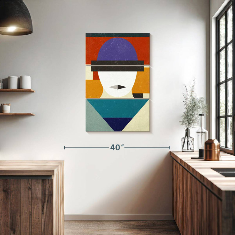 Leisha Geometric Face, 38" H x 24" W