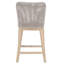 Dorey 39'' Wicker Outdoor Bar Stool with Cushion
