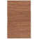 Doleman Hand Woven Hemp/Cotton Rug in Rust