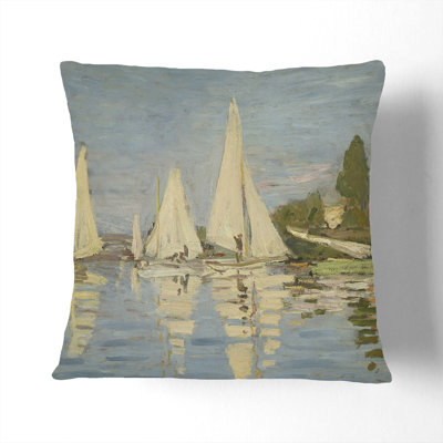 Regattas At Argenteuil Square Throw Cushion