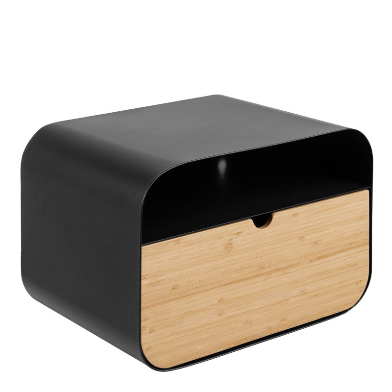 Saliou 35cm W Manufactured Wood Bedside Table