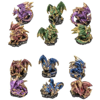 Ensemble de petits dragons du Pacifique