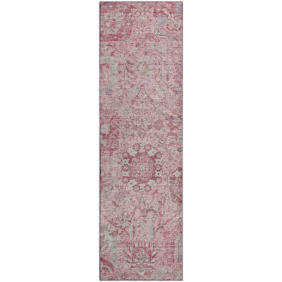 Premium Machine Washable Wayne AMF1102 Damask Rug