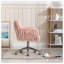 Chaise de travail en fausse fourrure Ratchel-1220732900