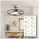 Light Pro In. LED Indoor Coffee Smart Ceiling Fan With Remote Control