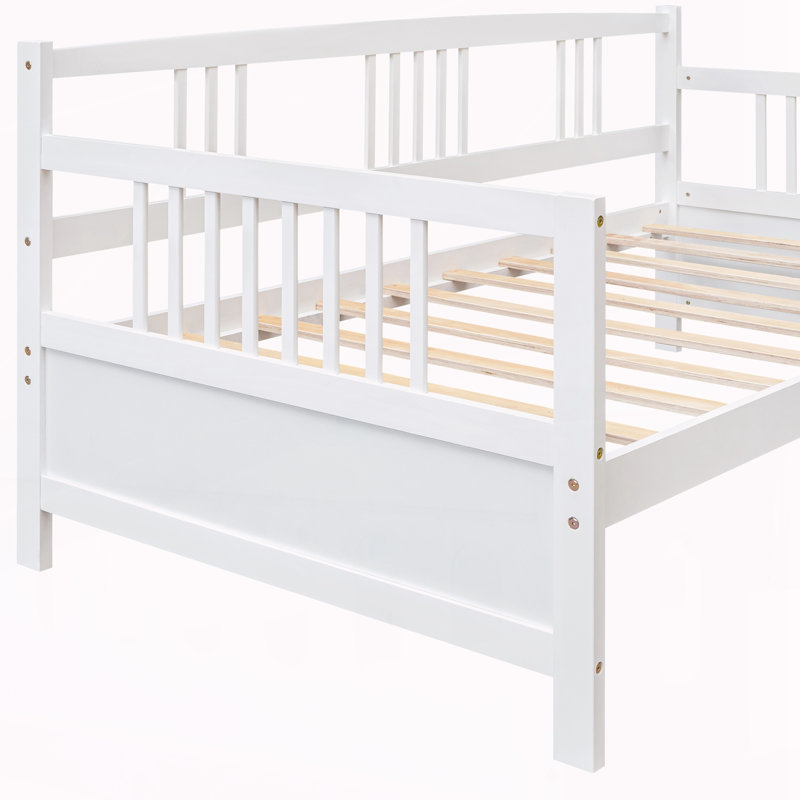 Lit de jour moderne en bois massif, White