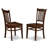 3 Piece Dining Room Furniture Set Contains a Rectangle Kitchen Table with Butterfly Leaf and 2 Dining Chairs, Mahogany-1165254426
