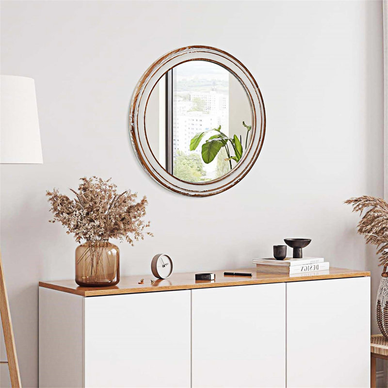 Miroir mural rond, 35,44 po x 35,44 po