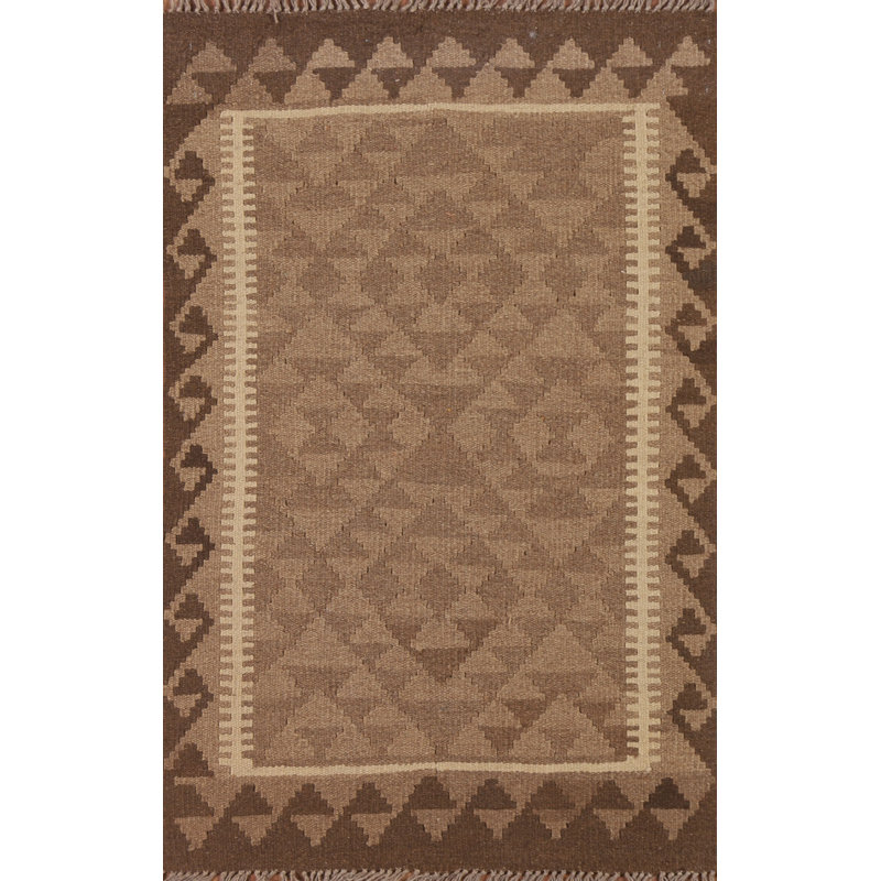 Tapis oriental géométrique Kilim 3 x 4