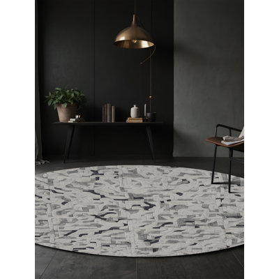 Tapis gris lavable à la machine