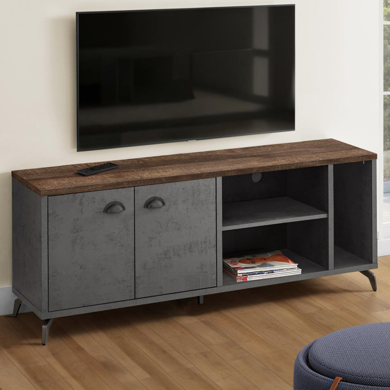 Meuble télé moderne et contemporain, Gris