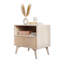 Daleila 54cm W Manufactured Wood Bedside Table-2088128012