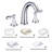Widespread 2-handle Bathroom Faucet Pillar Tap-50085670