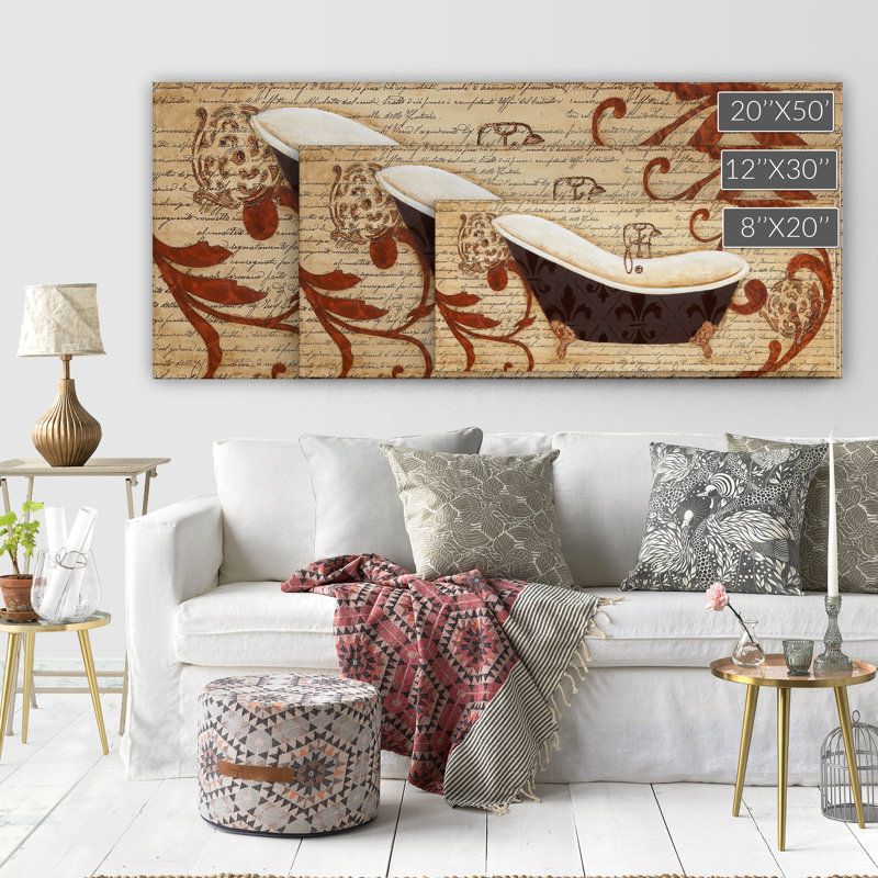 Impression sur toile tendue, H 8 po x l 20 po x P 1,5 po