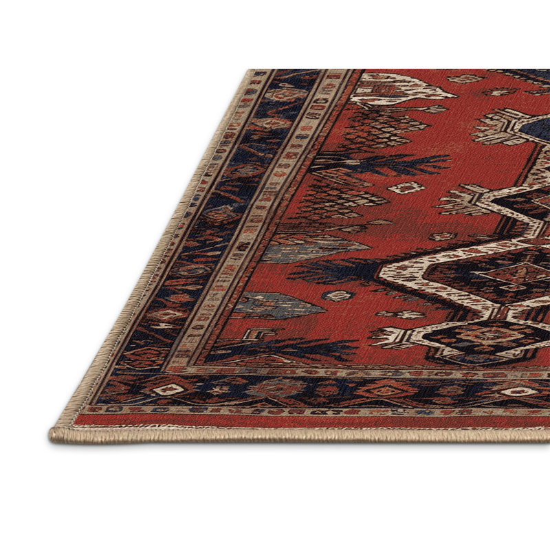 Tapis brun turc lavable à la machine, Tapis de couloir 2 pi x 5 pi