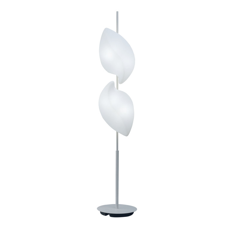 Dockrey 171.6cm Novelty Floor Lamp, Matt White
