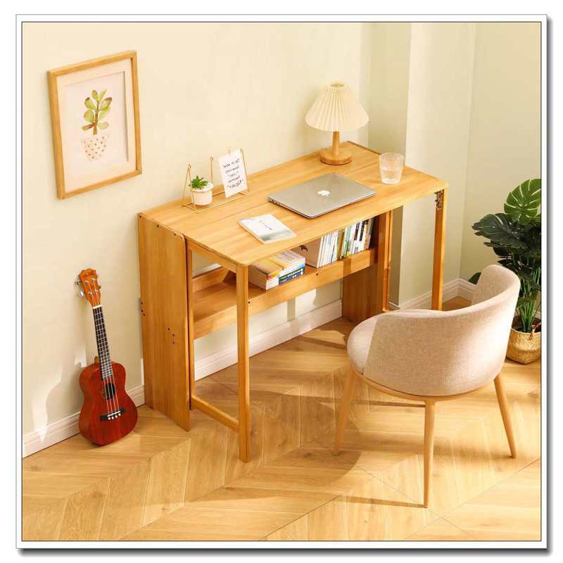 Table pliante en bambou, Naturel