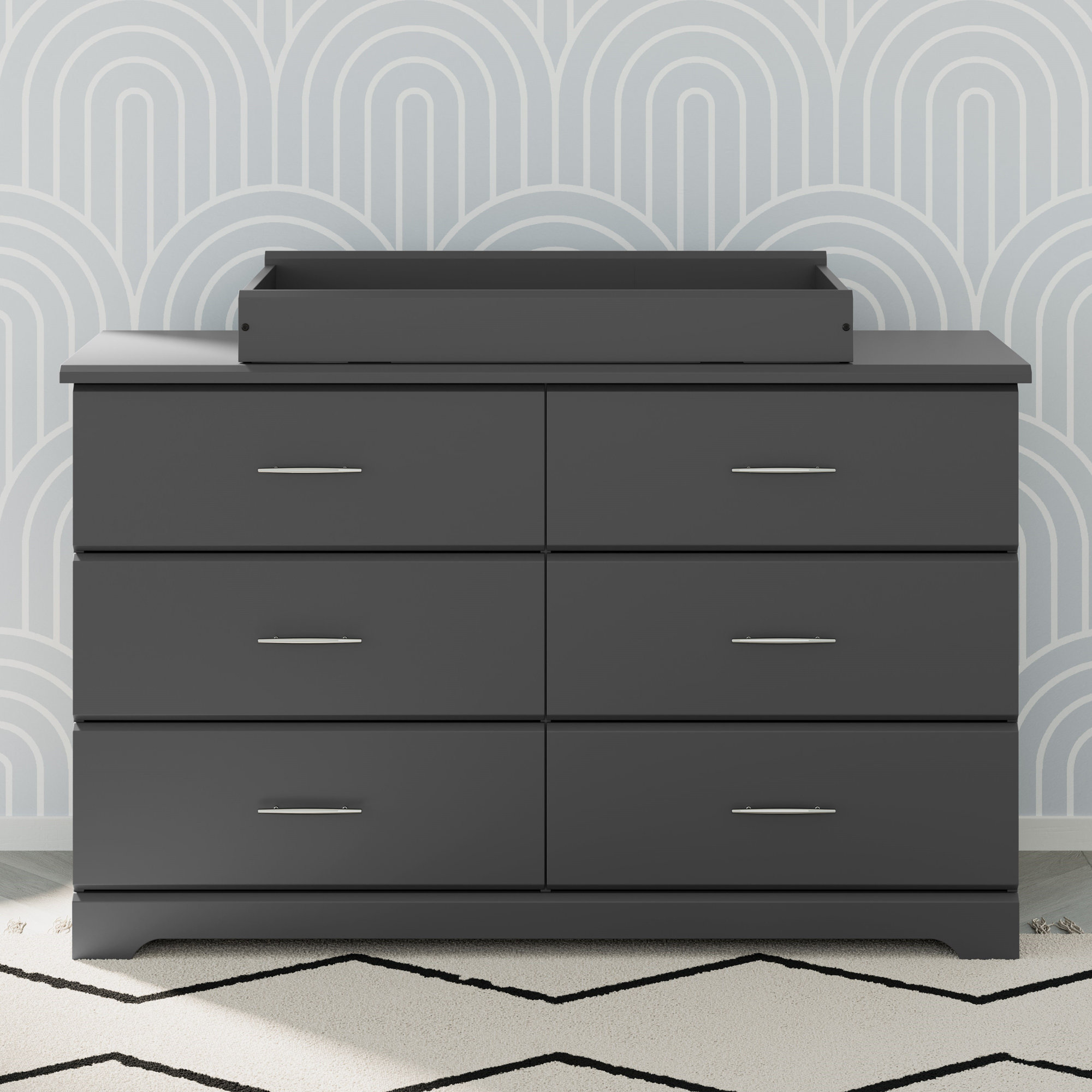 Nest Changing Table Topper, Gray
