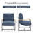 Modern Accent Wrenshall, Comfy Wrenshall With Removable Cushion