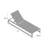 Alliyiah Outdoor Metal Chaise Lounge Set