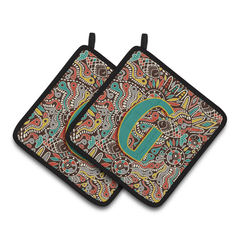 Cuisinier poignée tribal rétro, G
