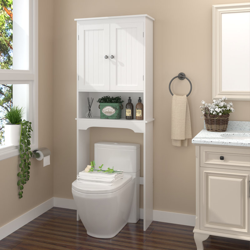 Bathroom Wall Cabinet With Adjustable Shelves For Bathroom Kitchen Entryway Laundry Room Space Saving Storage Solution
