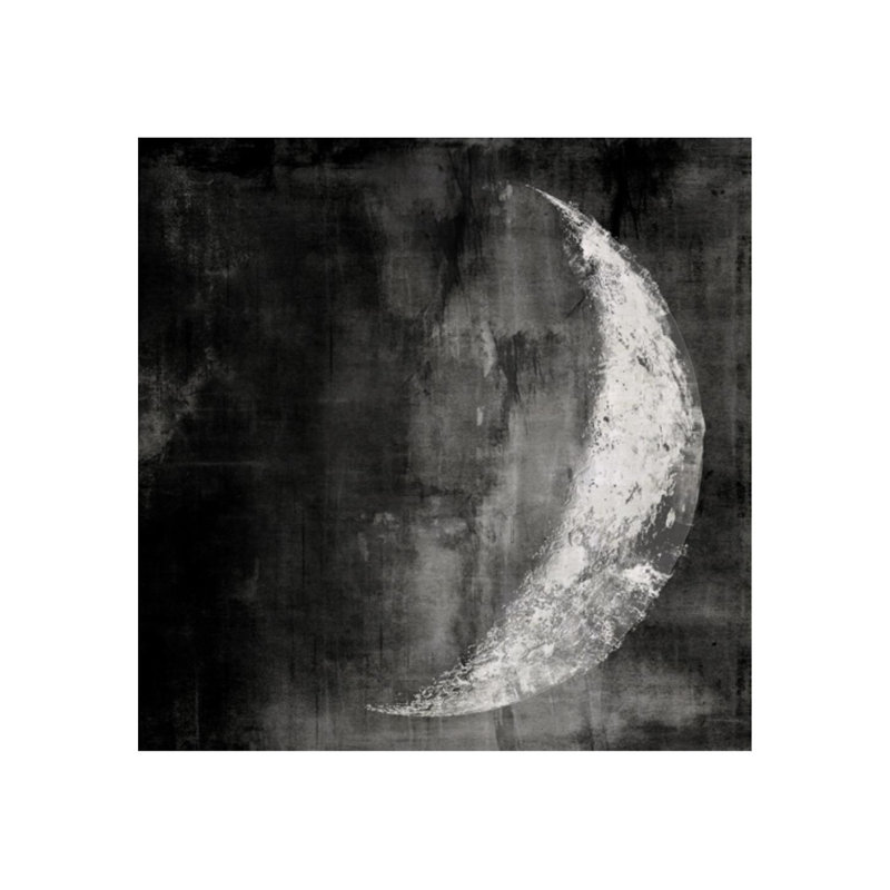 Tuxedo Moon IV Print by Chelsea Art Studio, 24" H x 24" W x 1.5" D, Hand Embellishment Texture