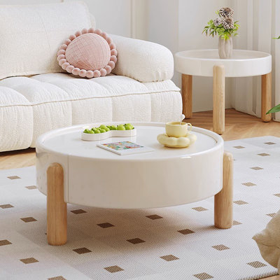 Table basse à trois pieds avec rangement Martien