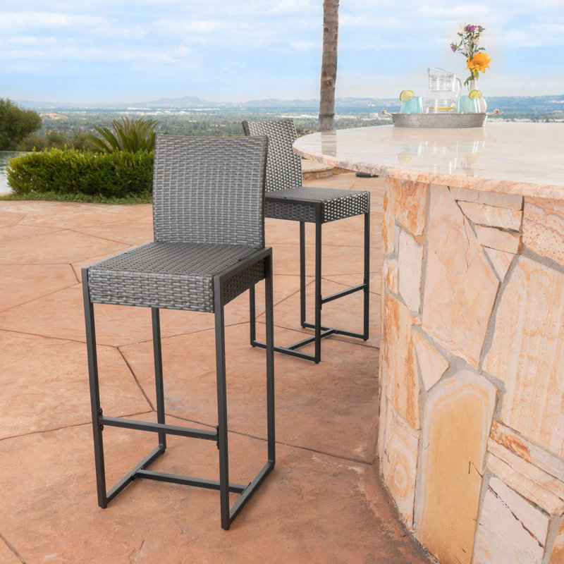 Tabouret de bar Conway, Gris